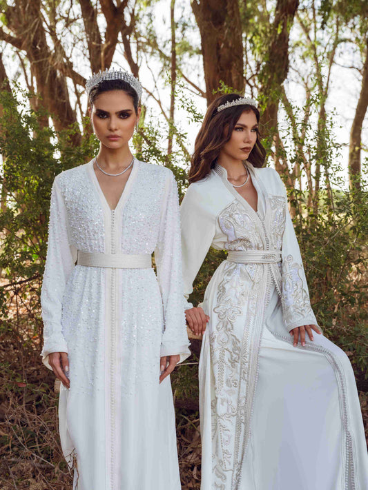 Cloud Dancer, couleur Pantone 2026, et l’univers bridal de DAR AL KAFTAN